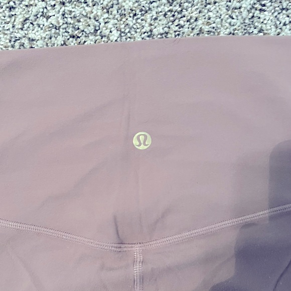 Lululemon Mauve Align Leggings 25” - Picture 3 of 3